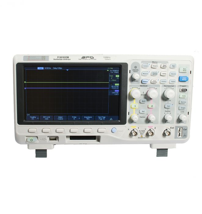 FI38102OM-MSO  Oscilloscope numérique 2 voies 100MHz avec