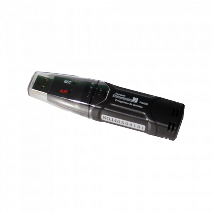 FI84ED  Enregistreur de température et d'humidité, format clé USB