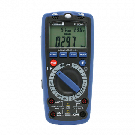 FI210MP | Multimètre numérique portable RMS, 4 000 points, avec fonctions environnementales 