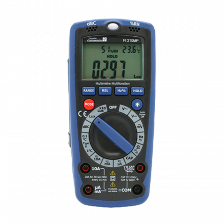 FI601X  Multimètre numérique portable TRMS AC+DC, 20 000 points