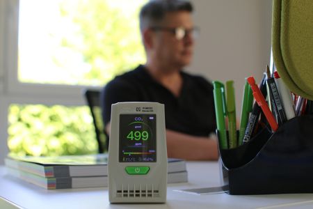 FI96CO2 | Moniteur de qualité de l'air intérieur / Affichage CO2, température et hygrométrie 