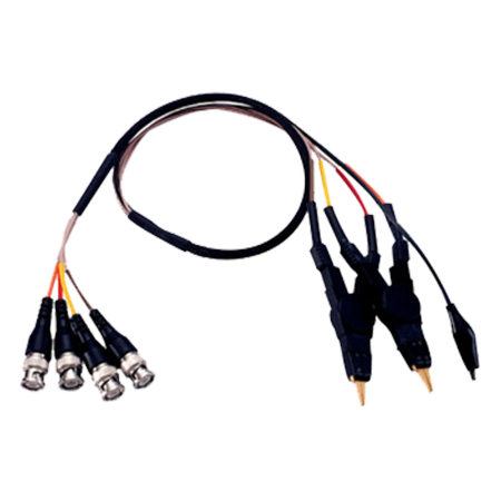 LCR12 | Cordon de mesure Kelvin 4 fils pour ponts RLC 
