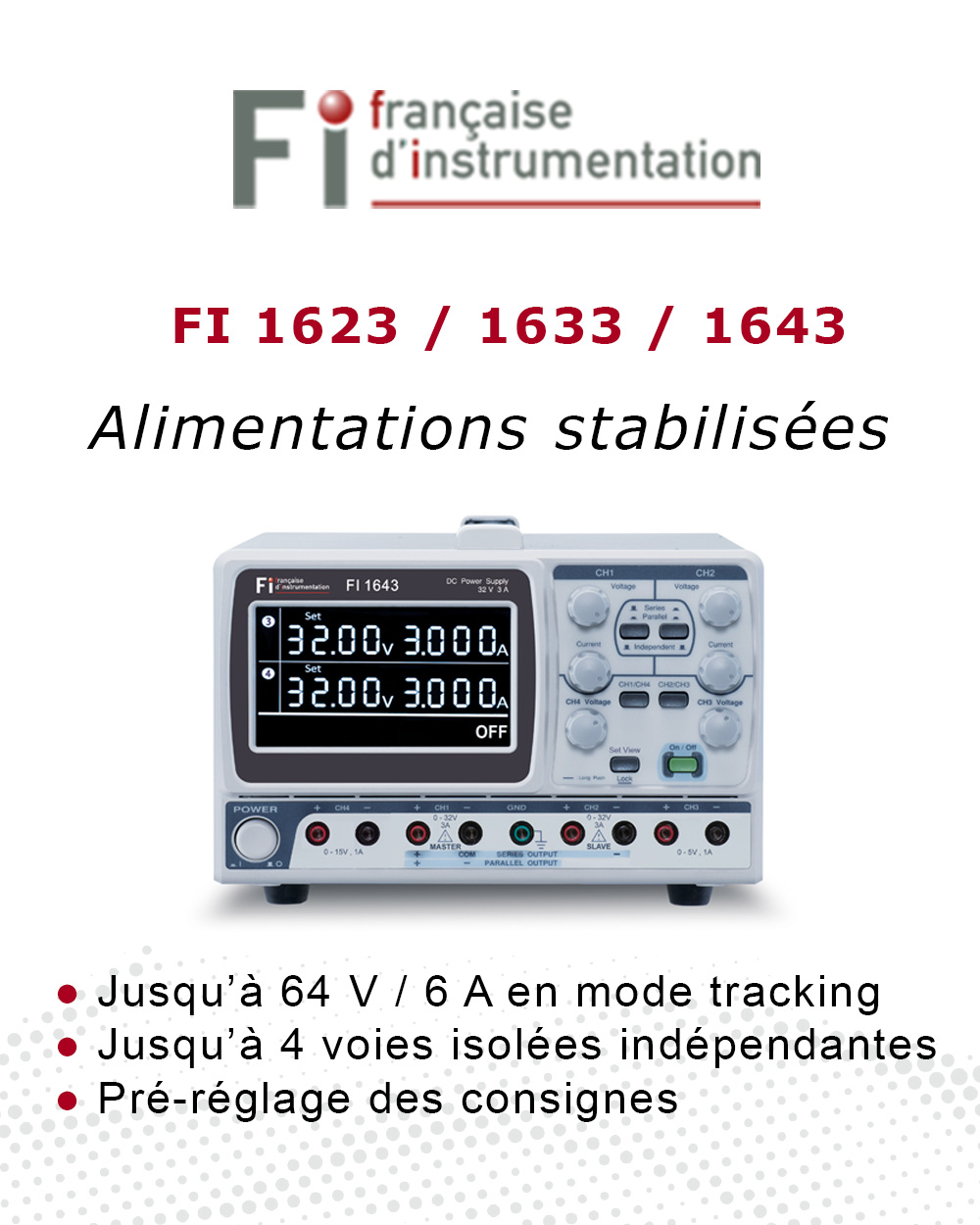 Alimentations séries FI 16xx